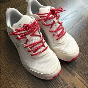 On Cloud Cloudzone Moon Ivory Wolf (Red) 8.5 Women